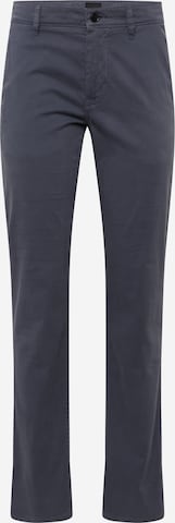 BOSS Orange Chino Pants in Blue: front