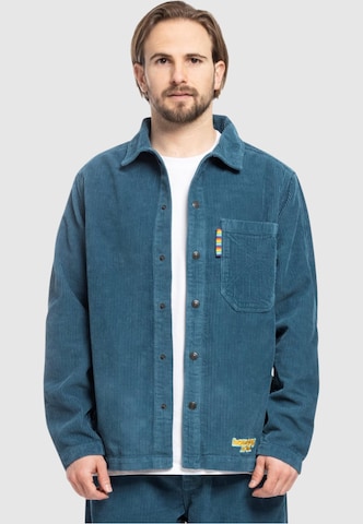 Coupe regular Chemise 'Time Warp' HOMEBOY en bleu : devant