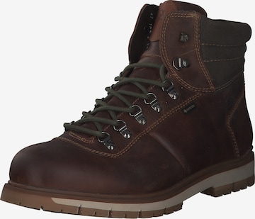 Fretzman Lace-Up Boots in Brown: front