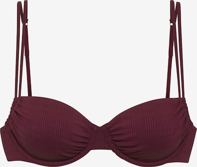 Bikinio viršutinė dalis iš Copenhagen Studios, spalva – burgundiško vyno spalva, Prekių apžvalga