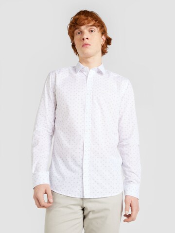 Coupe regular Chemise 'SANE' Only & Sons en blanc : devant