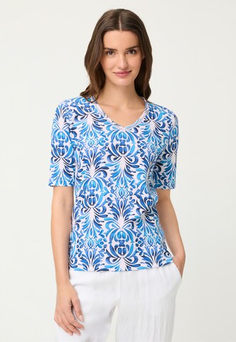 Olsen Shirt ' Edda ' in Blau: Vorderseite