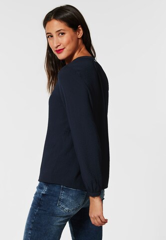 STREET ONE Bluse in Blau