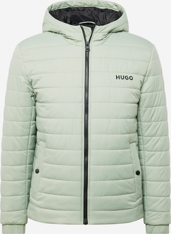 HUGO Red Between-season jacket 'Bene' in Green: front