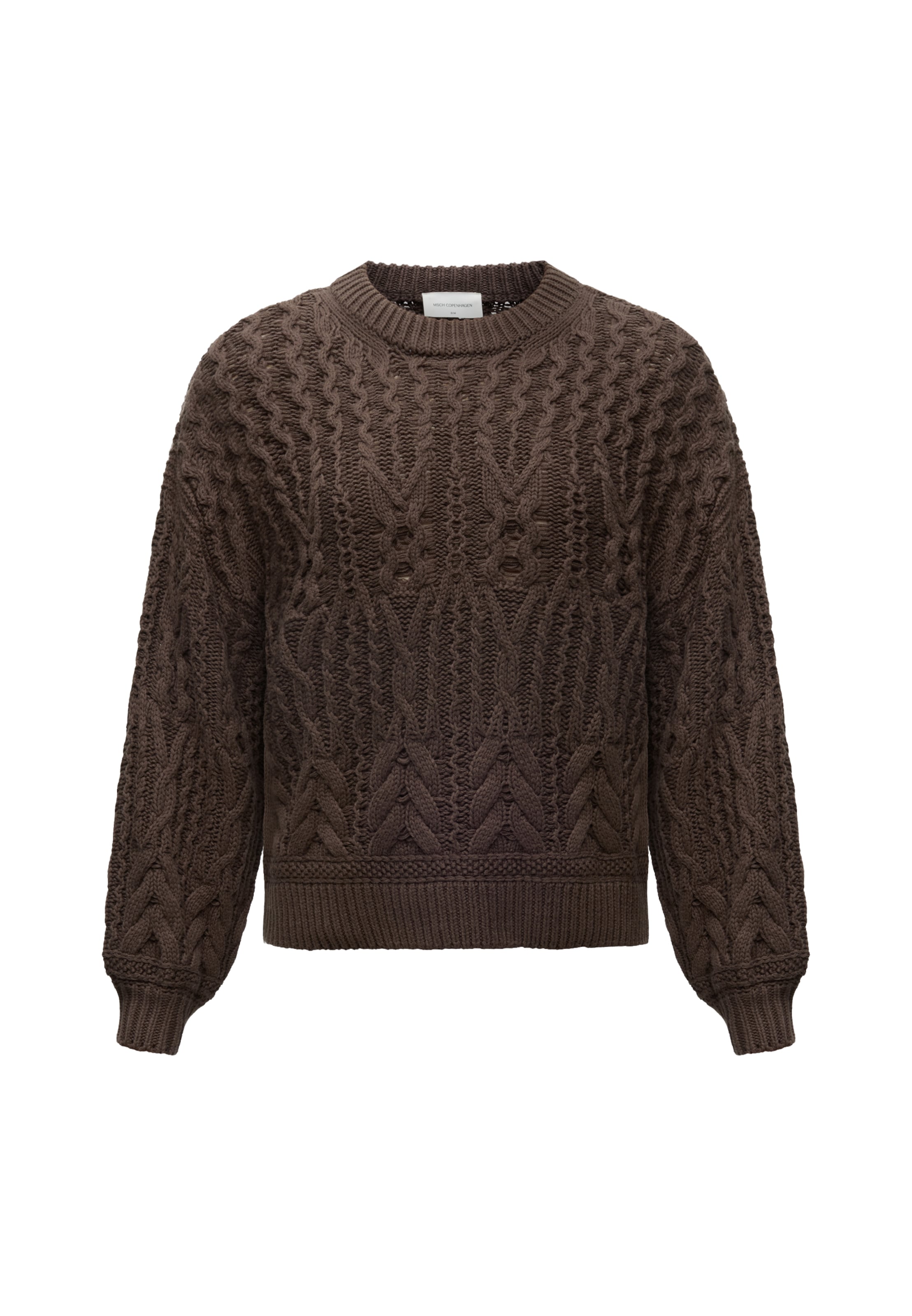 MSCH COPENHAGEN Sweater 'Marisela' in XS-S in Dark brown, Item view