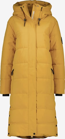 Manteau d’hiver 'Katia' Alife and Kickin en jaune : devant