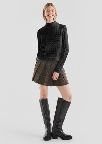 QS Pullover in Schwarz