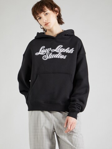 Low Lights Studios Sweatshirt 'SHUTTER' in Black: front