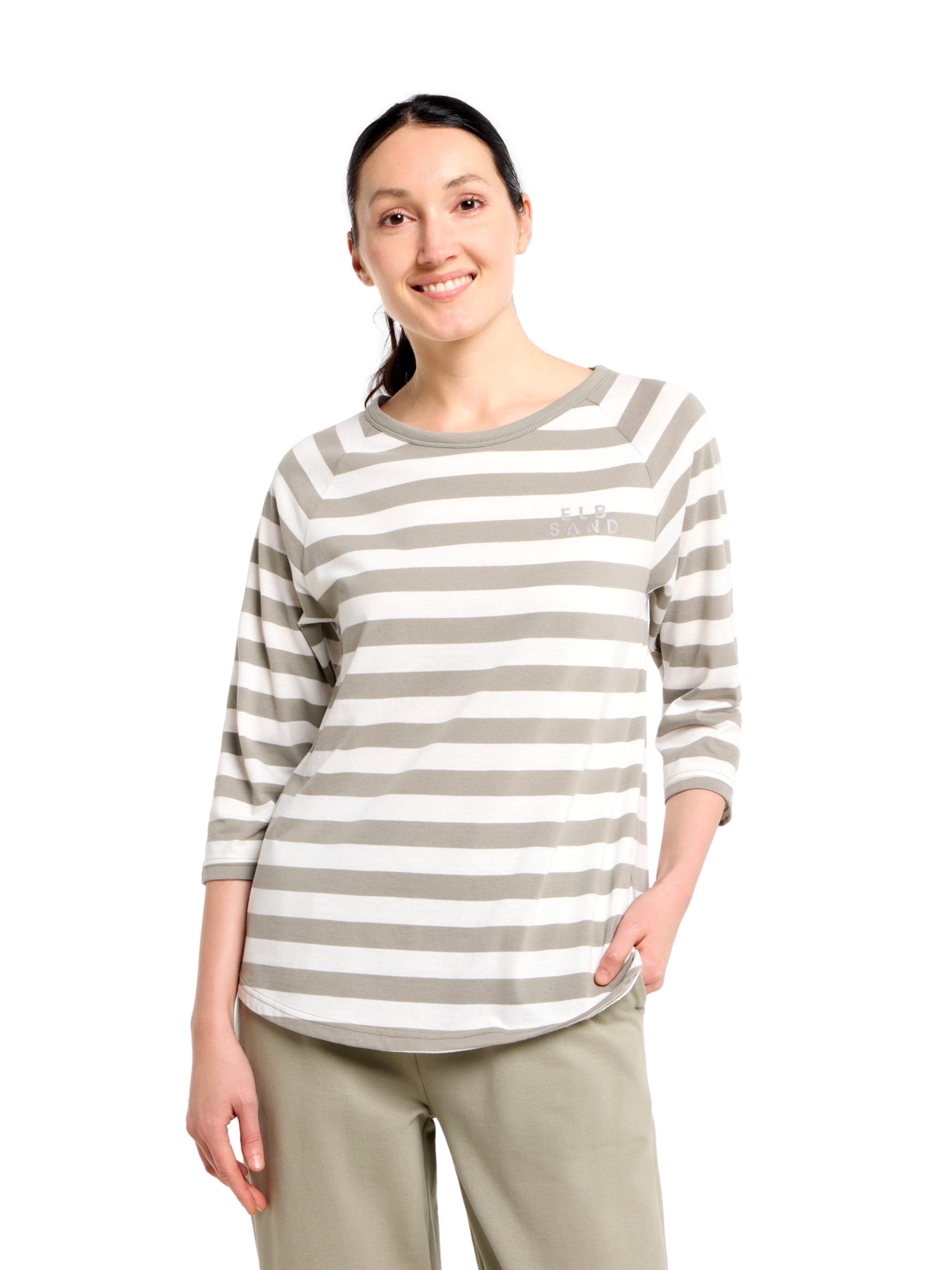 Elbsand Shirts 'Celin' i beige