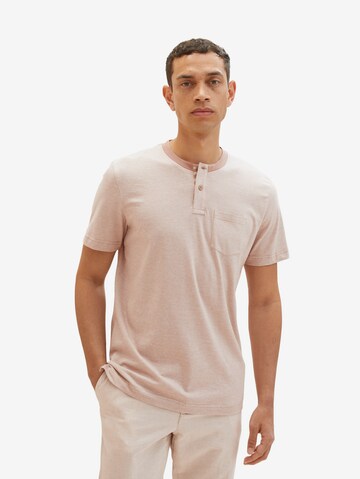 T-Shirt TOM TAILOR en beige : devant