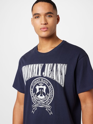 Tommy Jeans قميص بلون أزرق