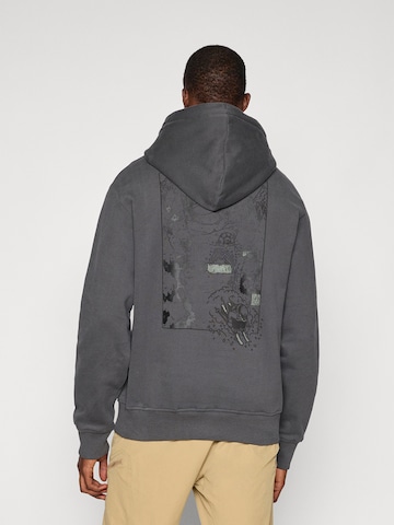 Bluză de molton 'POWDER DAYS' de la THE NORTH FACE pe gri: față