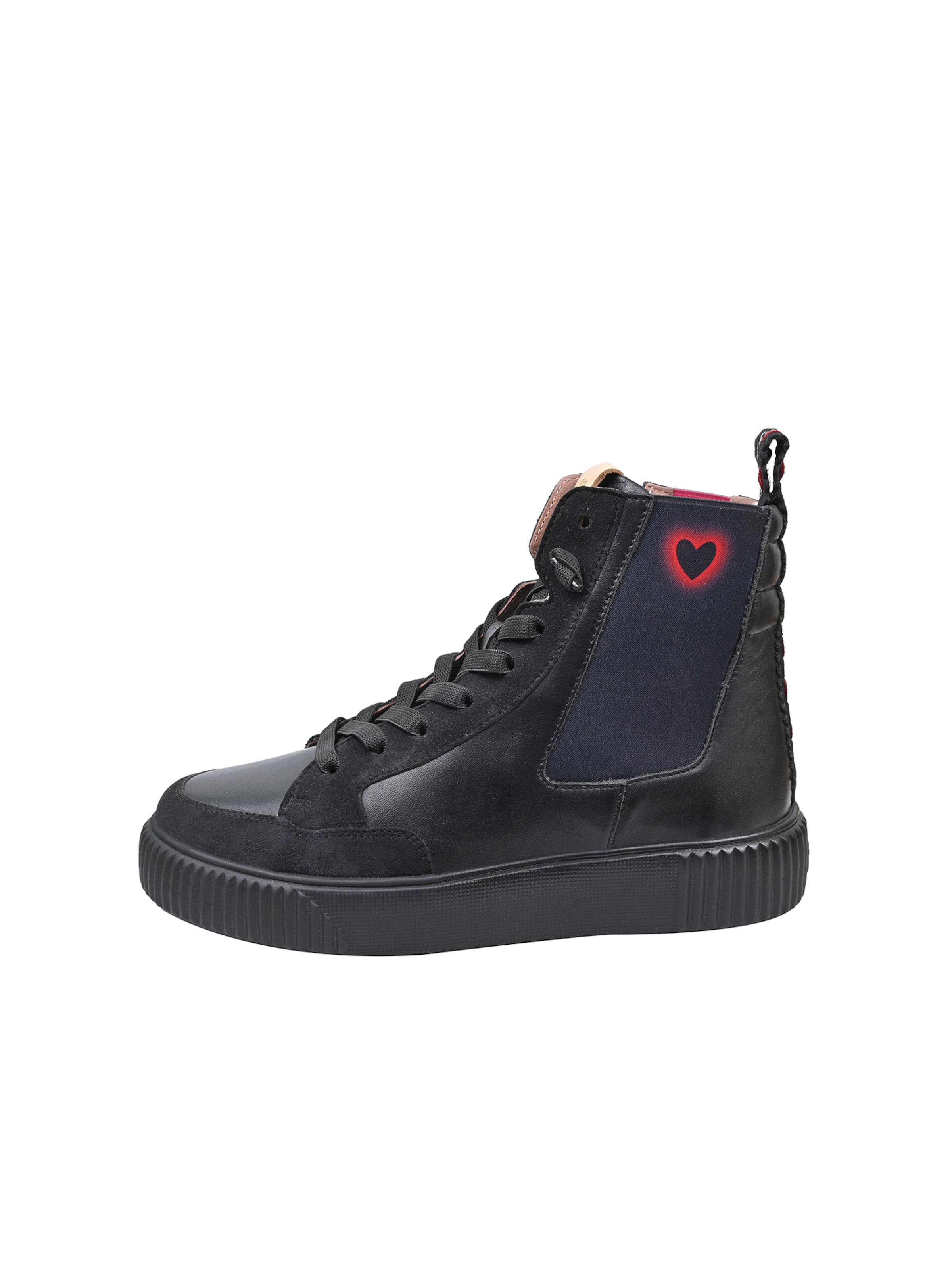 Crickit Sneakers hoog 'Sonia' in Zwart