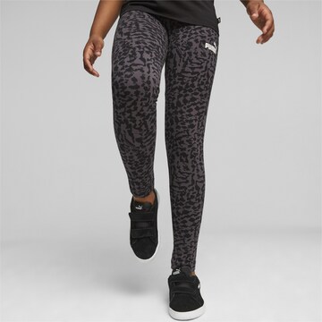 PUMA Skinny Sporthose in Grau: Vorderseite