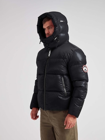 JACK1T Outdoorjas ' Expedition Parka Puffer ' in Zwart