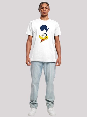 T-Shirt 'Looney Tunes Road Runner Face' F4NT4STIC en blanc