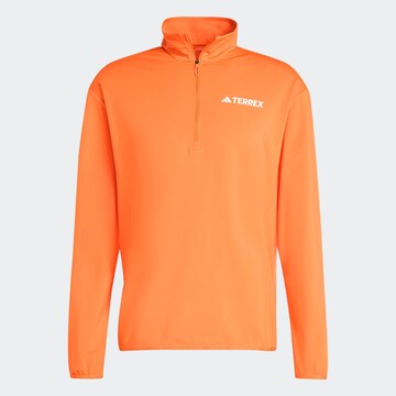 ADIDAS TERREX Athletic Sweater in Orange