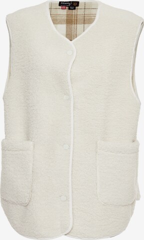 taddy Vest in White: front