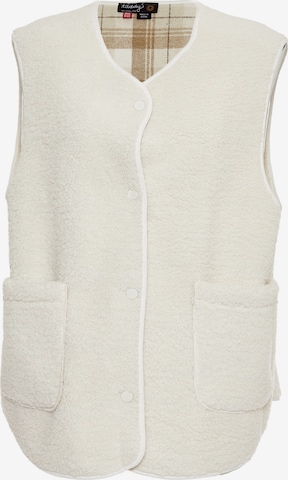 Gilet di taddy in bianco: frontale