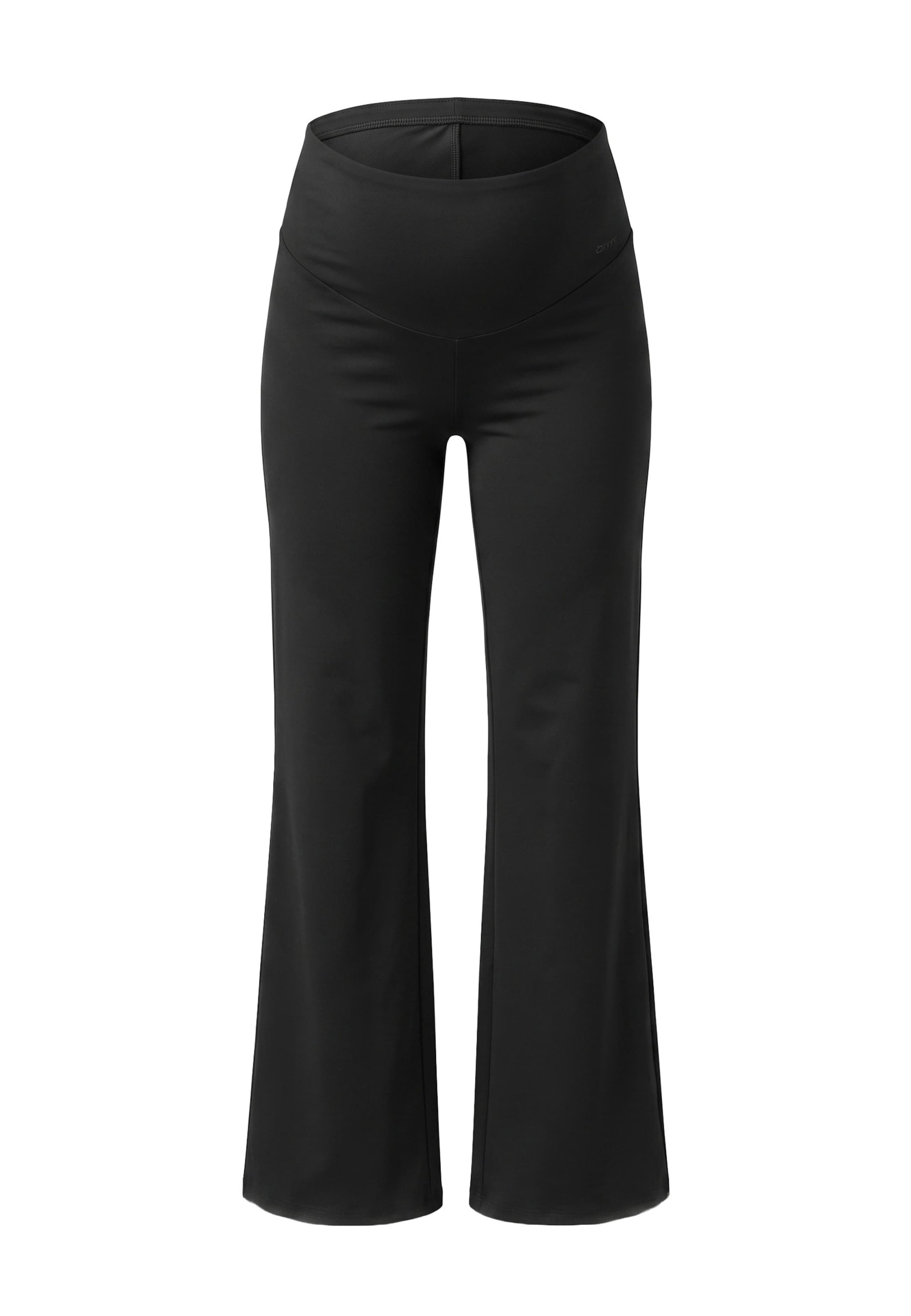 Aim'n Wide Leg Hose in Schwarz: Vorderseite