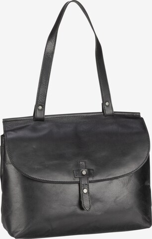 Harold's Schultertasche 'Aberdeen' in Schwarz: predná strana