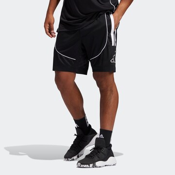 ADIDAS PERFORMANCE Loosefit Sportshorts 'Creator 365' in Schwarz