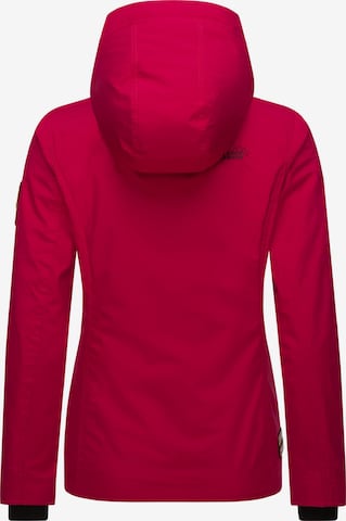 MARIKOO - Chaqueta de entretiempo 'Brombeere' en rojo