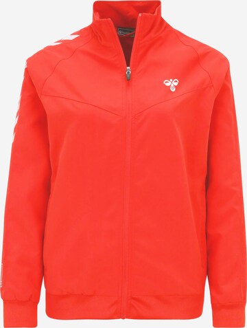 Veste de sport Hummel en rouge : devant