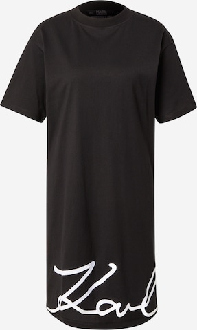 Karl LagerfeldHaljina - crna boja: prednji dio