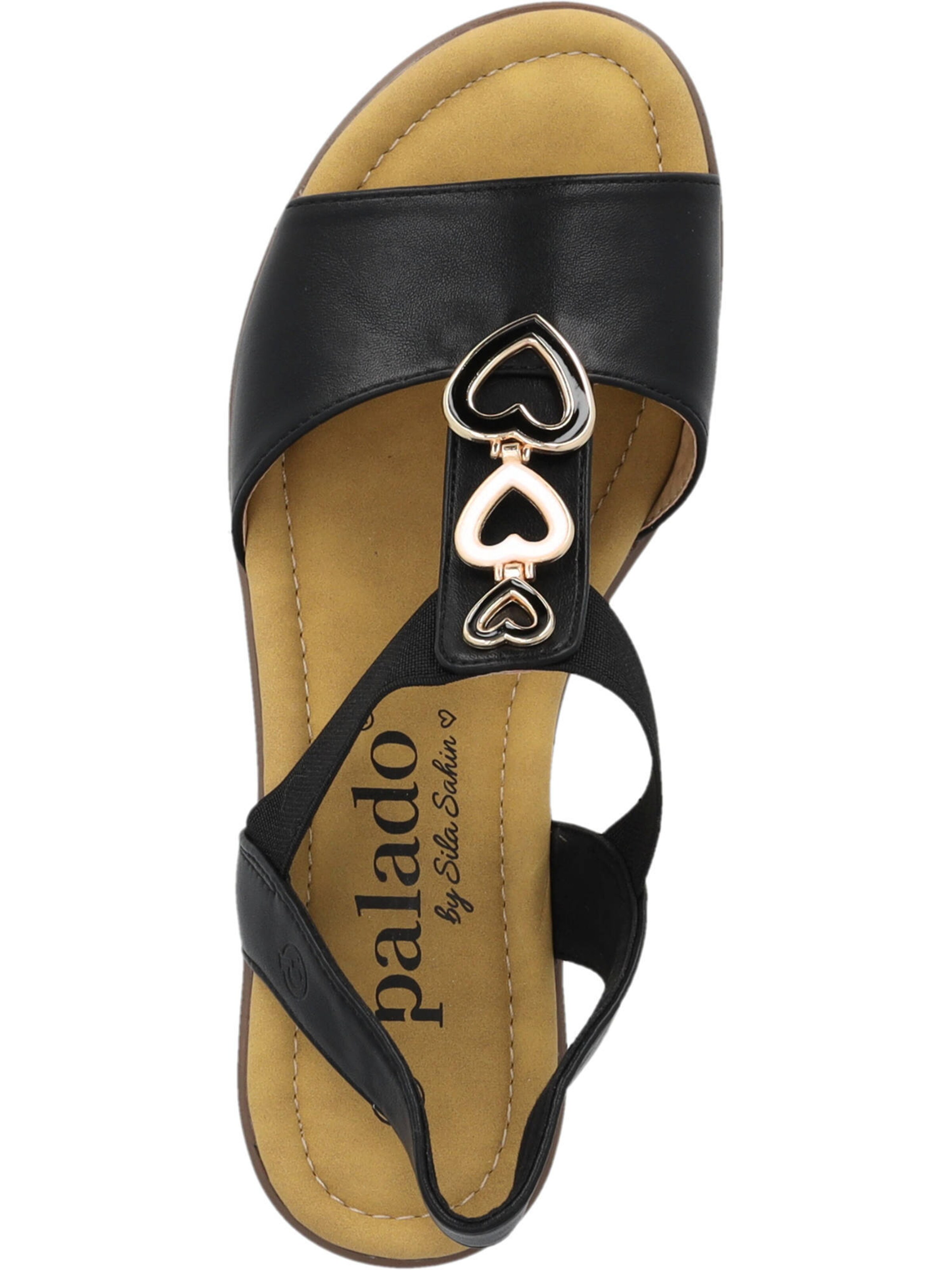 Palado by Sila Sahin Sandaal 'Selri' in Zwart