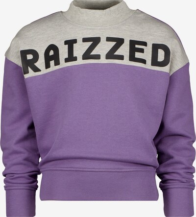 Raizzed Sweatshirt 'MADRAS' in de kleur Lichtgrijs / Lichtlila / Zwart, Productweergave