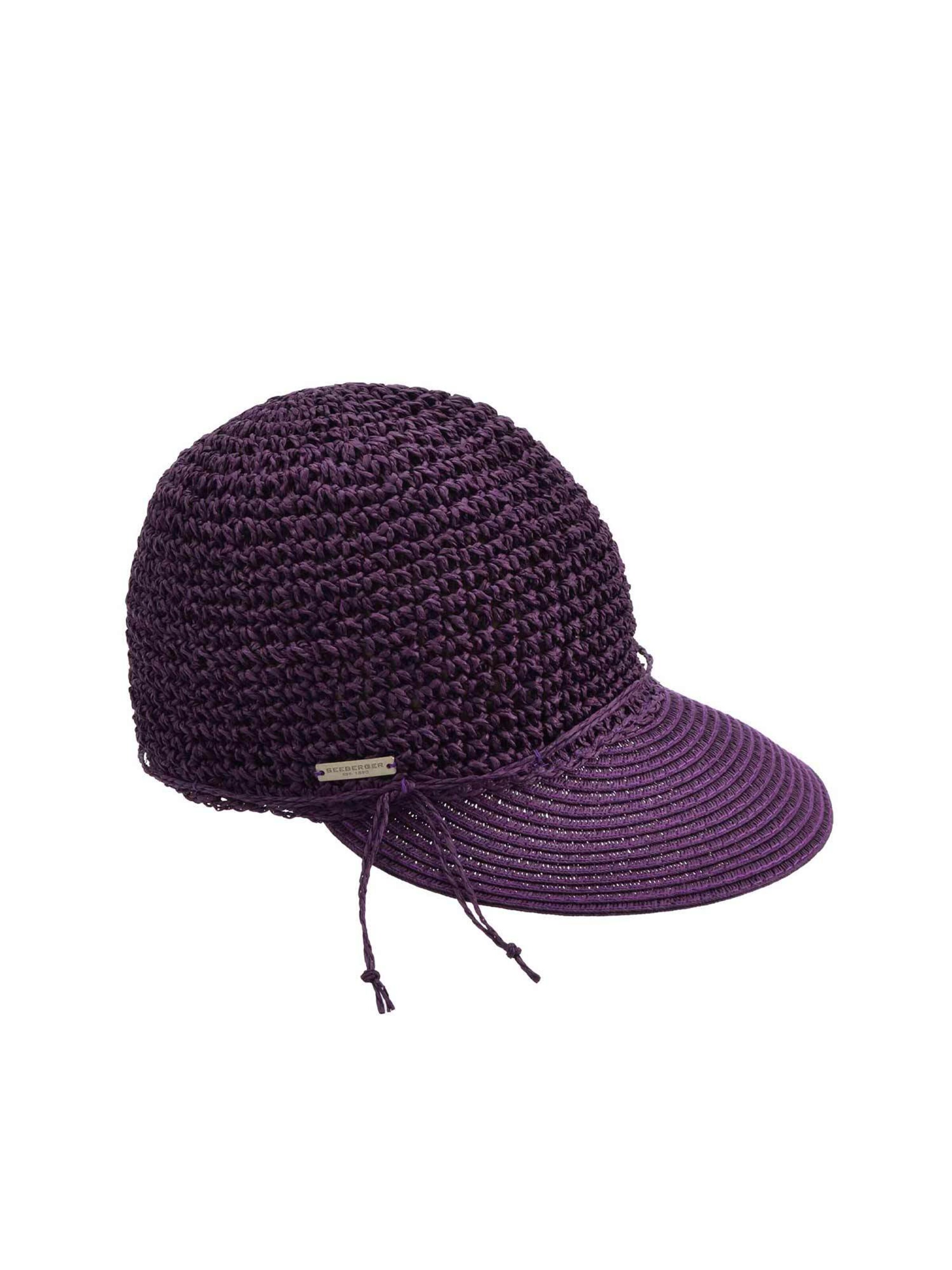 Seeberger Cap 'Cap'‌‌‌‌‌‌‌‌‌‌ in Lila: Vorderseite