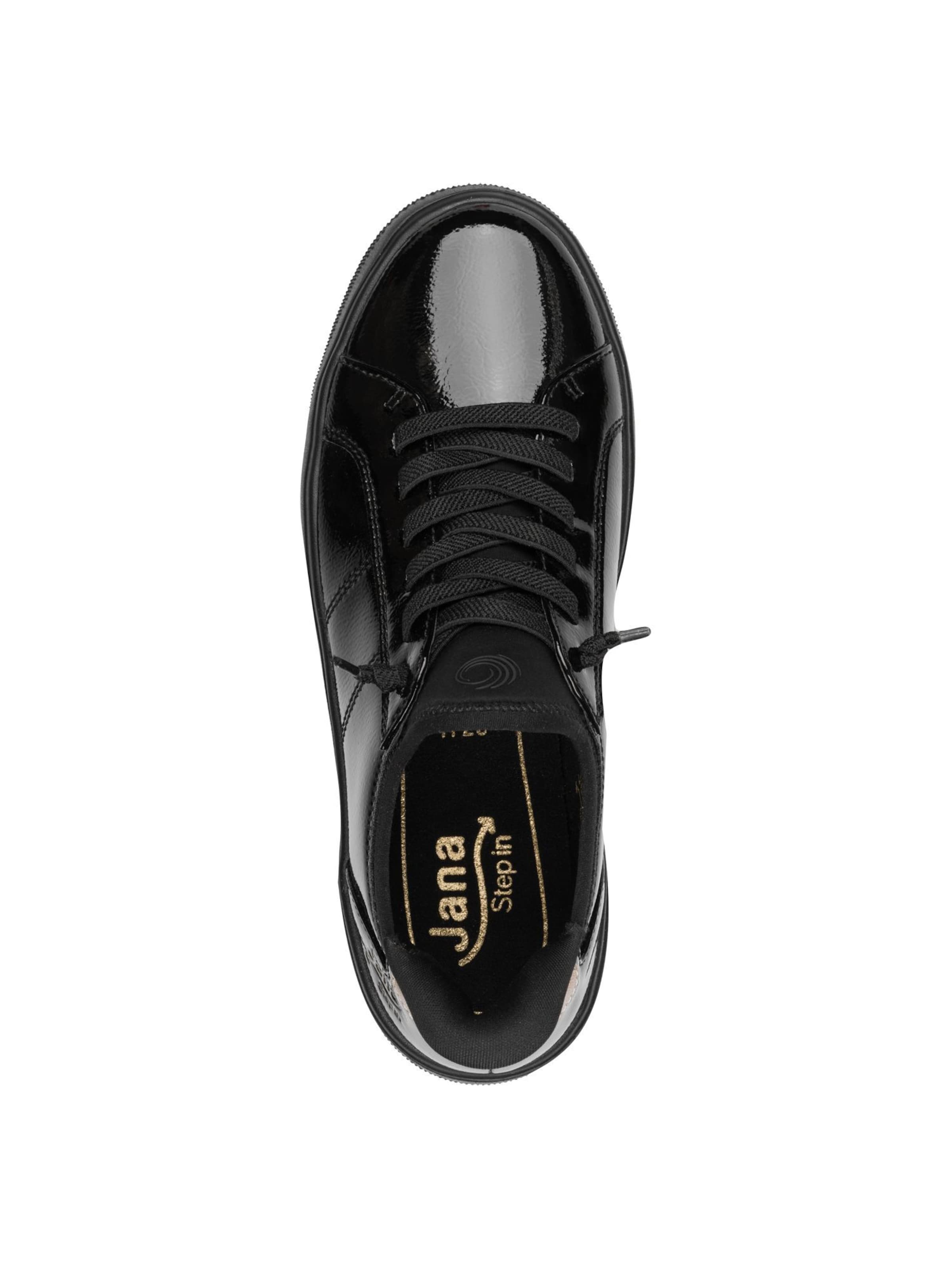 JANA Sneakers laag in Zwart