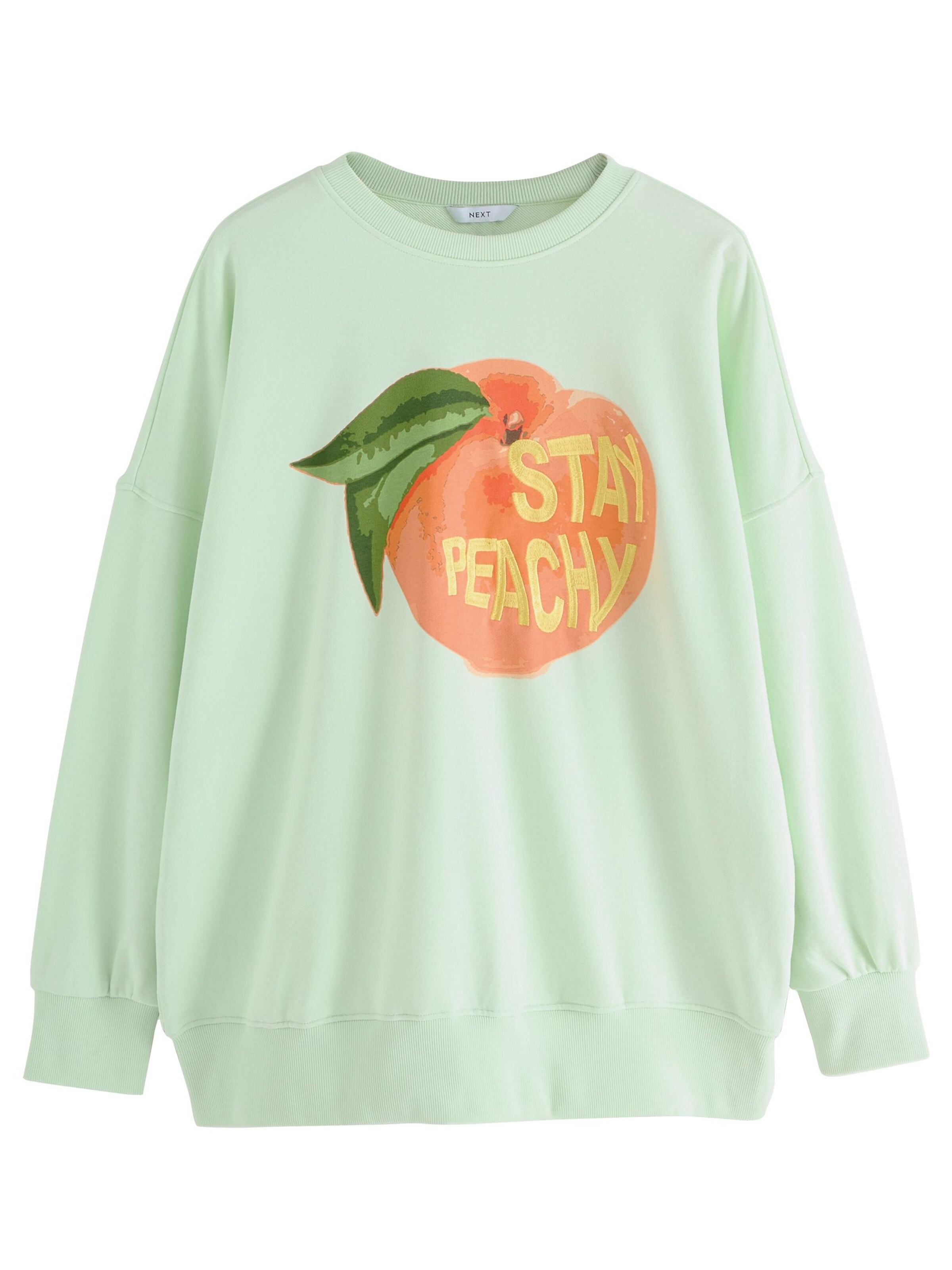 Next Sweatshirt in Grün: Vorderseite