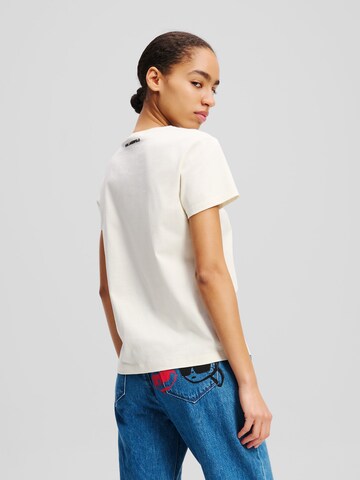 Karl Lagerfeld - Camiseta en beige