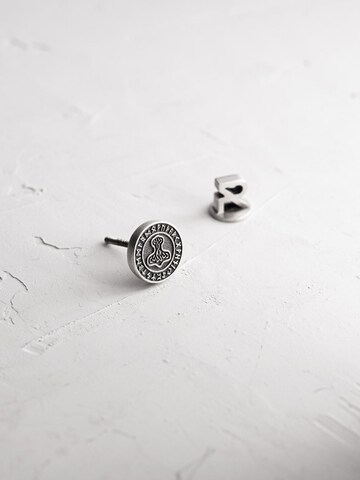REYTEL Earring 'THOR'S HAMMER. RUNES' in Silver