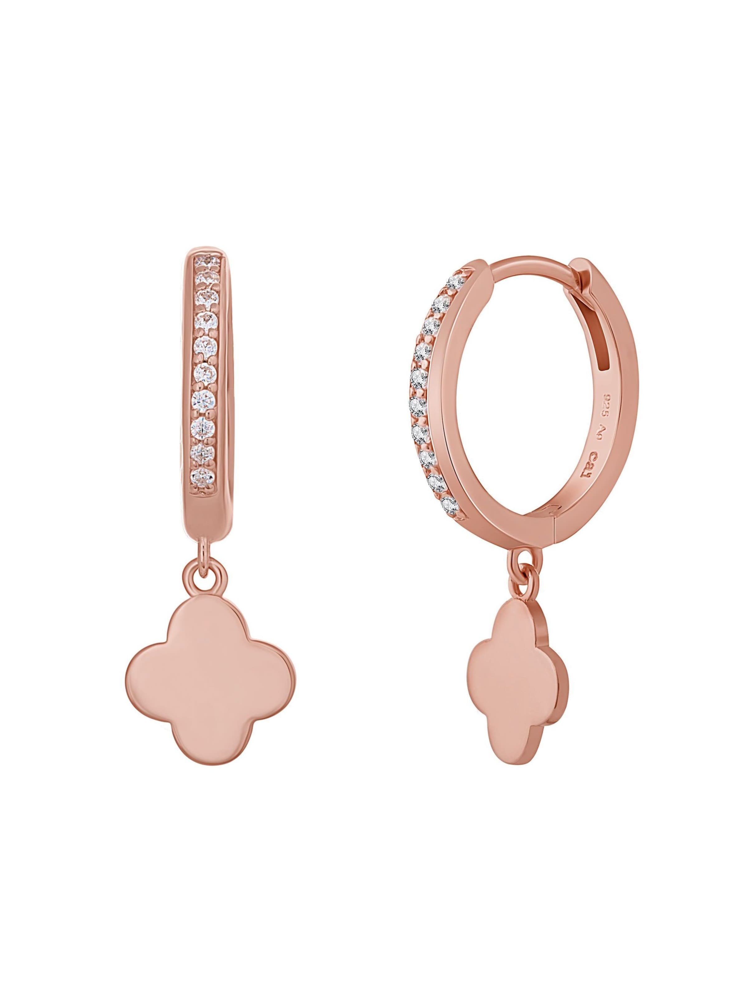 caï Creolen in Gold: Vorderseite