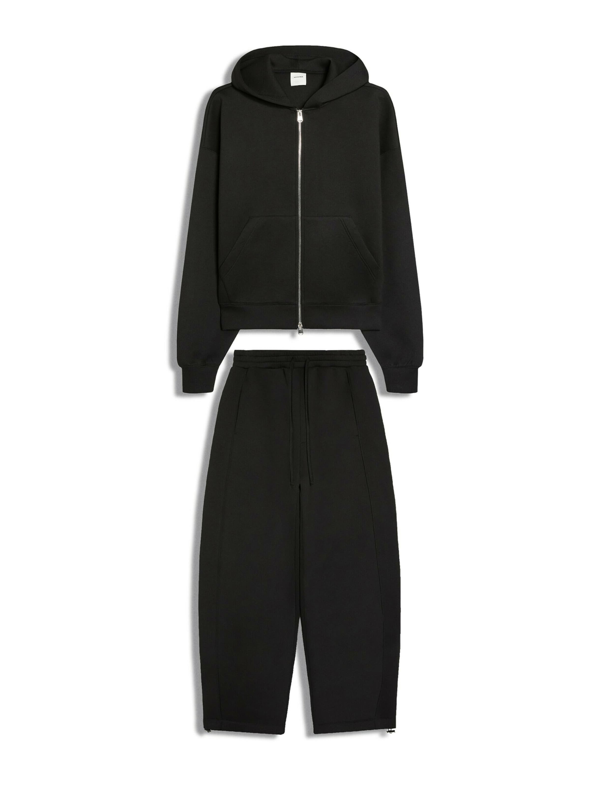 Bershka Joggingová súprava, veľkosť XS - čierna, Produkt