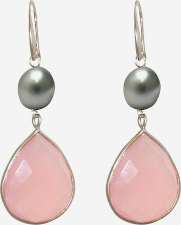 Gemshine Earrings in Silver: front