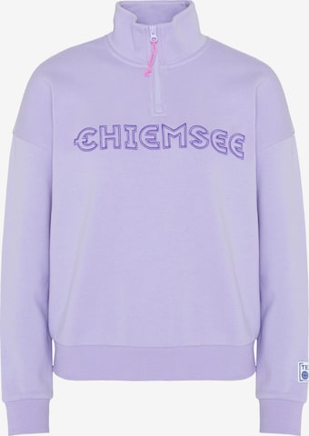 CHIEMSEE Sweatshirt ' mit 3D-Stickerei ' in Lila: Vorderseite