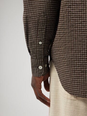 Fit confort Chemise 'Espevik' NORSE PROJECTS en gris