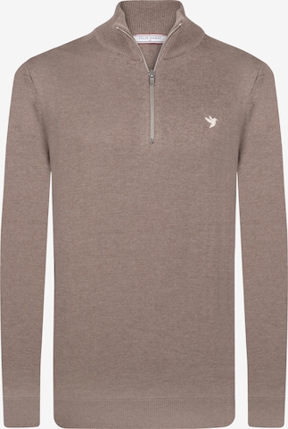 Felix Hardy Neulepaita värissä ruskea: etupuoli