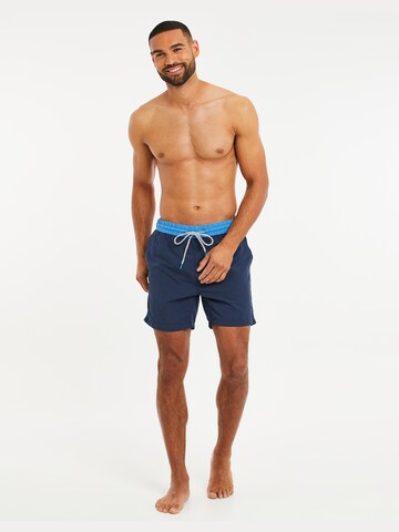 Shorts de bain 'Penglai' Threadbare en bleu : devant