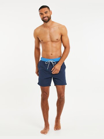 Threadbare Badeshorts 'Penglai' in Blau: predná strana