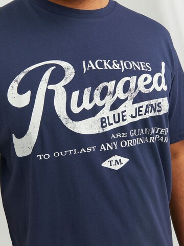 Jack & Jones Plus Tričko - Modrá