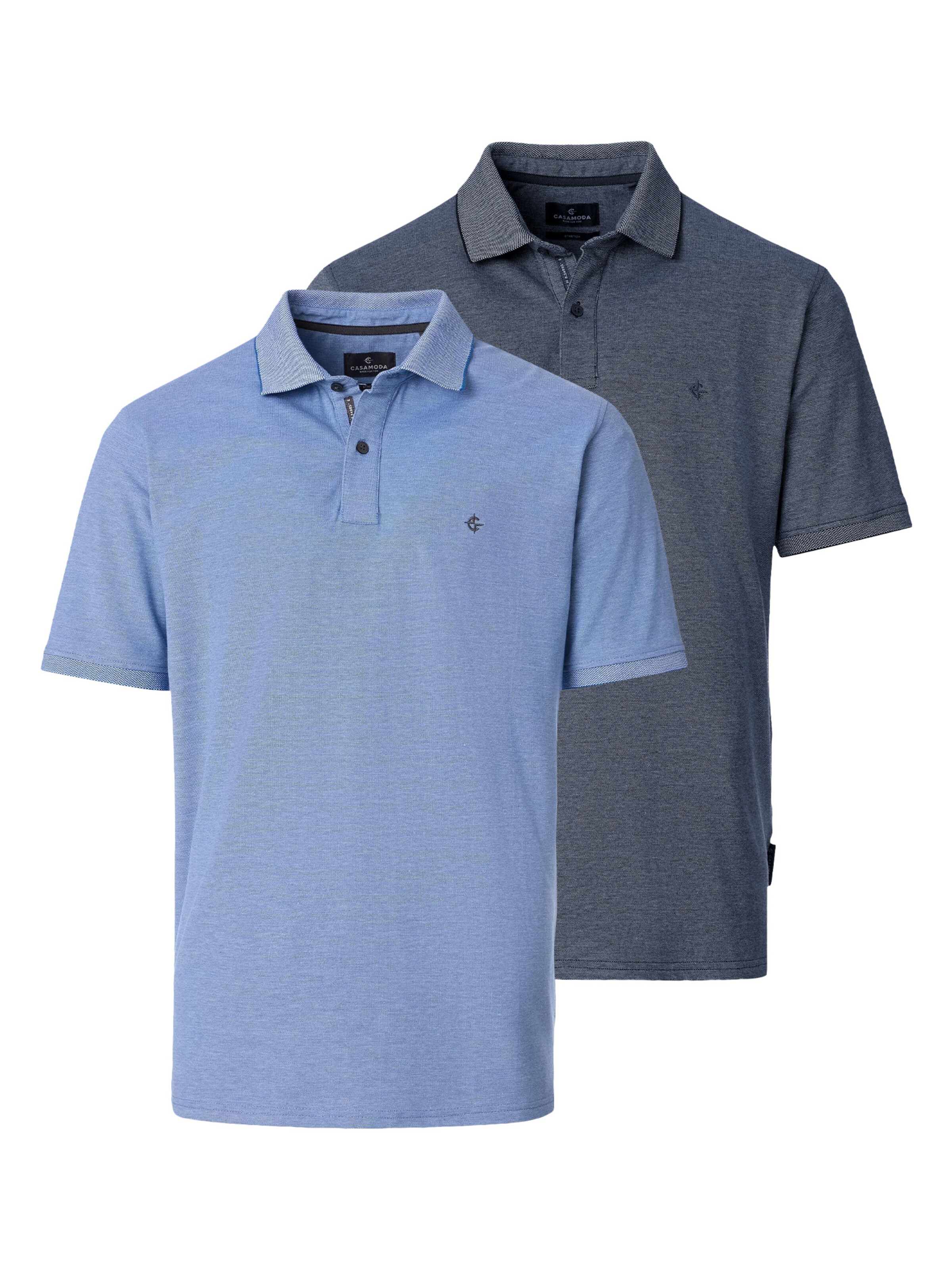 CASAMODA Shirt 'Basic' in Blue: front