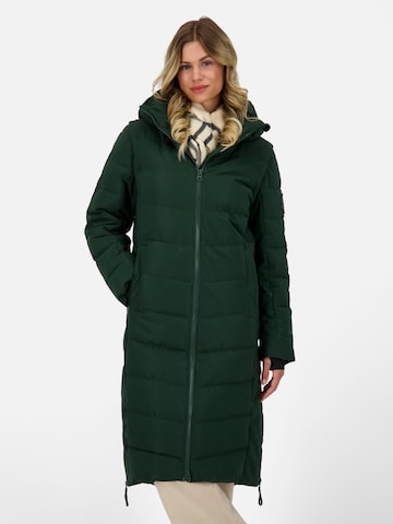 Alife and Kickin Winter Coat 'Nelly' in Green: front