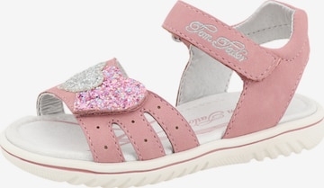 Sandales TOM TAILOR en rose : devant