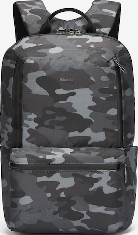 Pacsafe Backpack 'Metrosafe X' in Grey: front