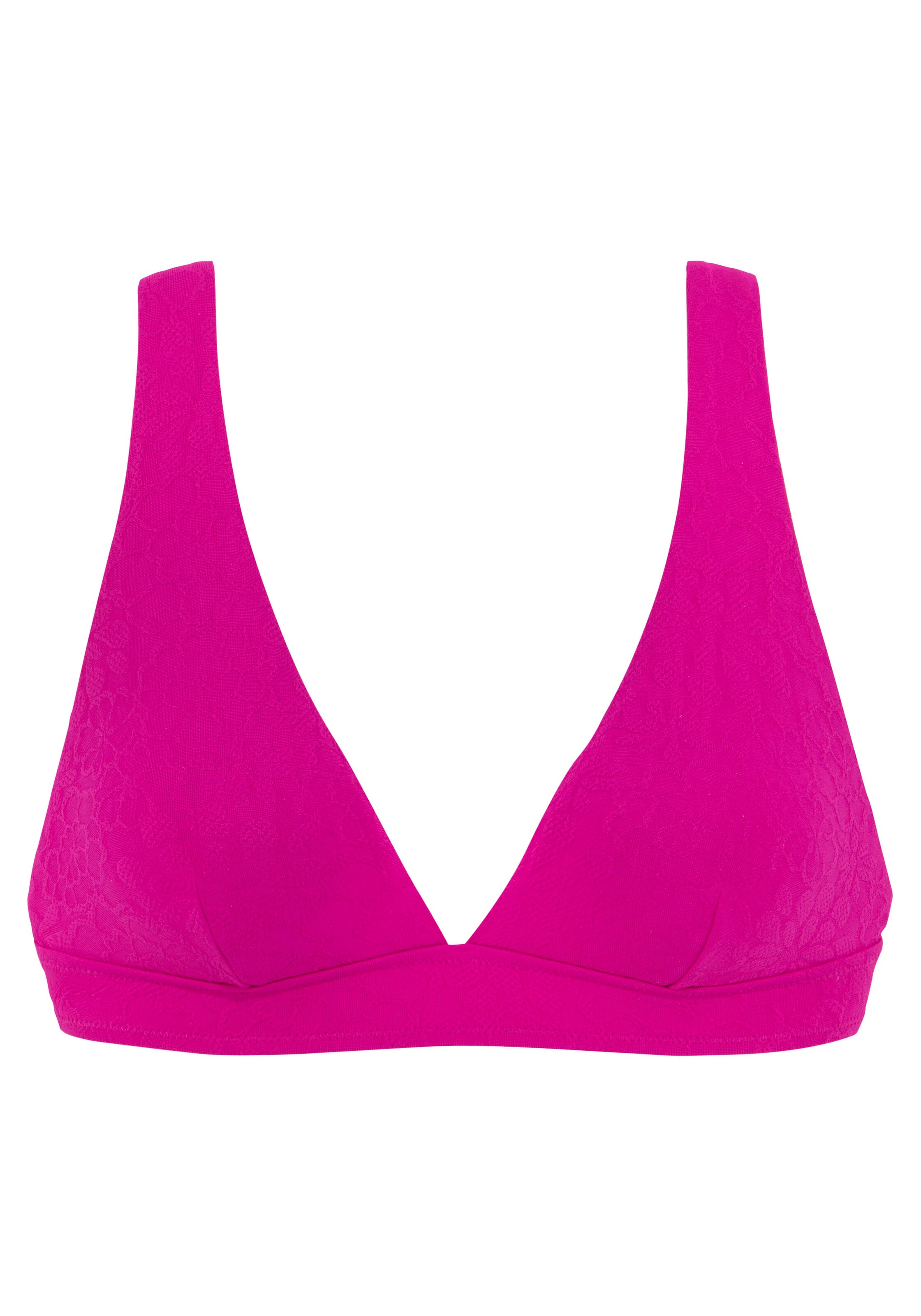 Triangolo Top per bikini di BUFFALO in rosa: frontale